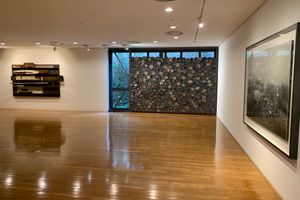 [Jannis Kounellis][0], _Untitled_ (1983); Jannis Kounellis, _Untitled_ (1996); and [Hiroshi Sugimoto][1], _Cambrian Period_ (1992). Benesse Art Site, Naoshima Island, Japan. Photo: Georges Armaos.


[0]: https://ocula.com/artists/janniskounellis/
[1]: https://ocula.com/artists/hiroshi-sugimoto/